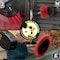 Drill Brush Power Scrubber By Useful Products 5 in W 5 in L Brush, Red R-EMS-2L-QC-DB - alternate 3